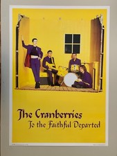 THE CRANBERRIES, TO THE FAITHFUL DEPARTED,RARE AUTHENTIC LICENSED 1996 POSTER