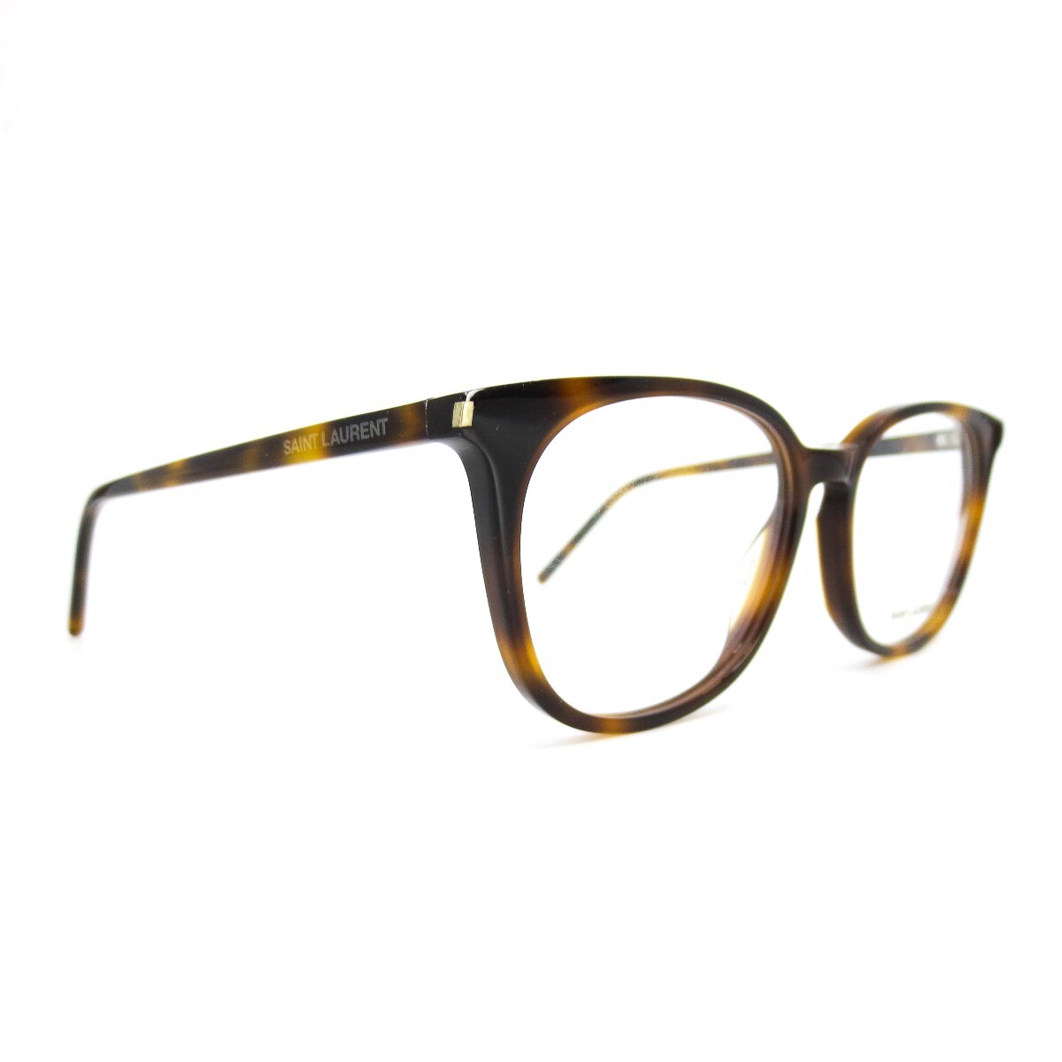 Saint Laurent SL38 002 Eyeglasses Frames Tortoise Silver