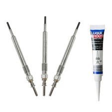 3x Glühkerze+Montagefett für BMW Mini 1.5 2.0 3.0 12238580051 0250703001 8580051