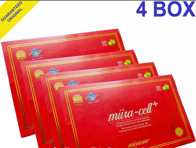 4 X Miira-cell+ by Revoobit International 96 sachets Stem Cell Supliment per box