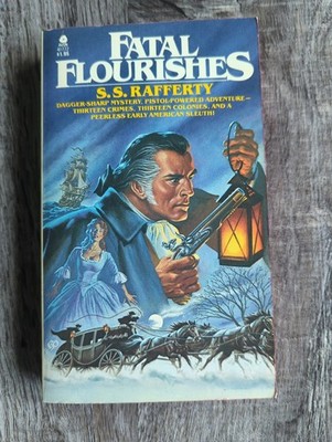 Fatal Flourishes by S. S. Rafferty - 1979 - Avon - 1st Print- Colonial Mysteries