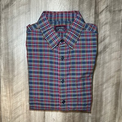UNTUCKit Walker Road Plaid Long Sleeve Button Down - Medium
