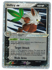 Pokemon Card: Shiftry EX 97/100 Crystal Guardians Set Ultra Rare! GD