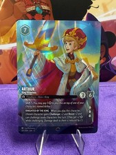 Disney Lorcana Arthur Victorious King Enchanted 220/204 Shimmering Skies NM/MINT