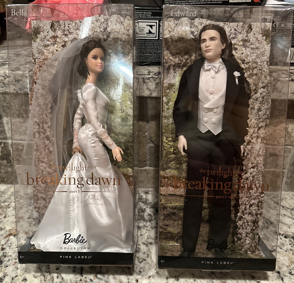 Pink Label Twilight Barbie Twilight Barbie Bella Edward Wedding