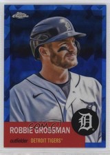 2022 Chrome Platinum Anniversary Blue Atomic Refractor /100 Robbie Grossman 14mq