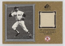 2001 SP Legendary Cuts Legendary Game Uniform Tony Conigliaro #J-TC 0d08