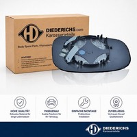 Spiegelglas Aussenspiegel Rechts Diederichs 7660026 FÜR Volvo Ersatzglas Spiegel
