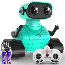 Robot Toys - Kids Toys Rechargeable RC Robots, Remote Control Toy with Auto-D...