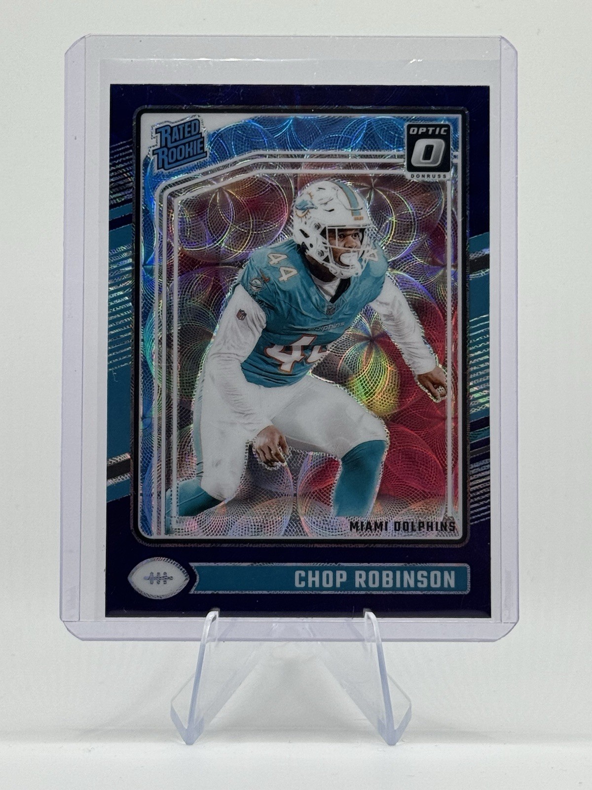 2024 Panini Donruss Optic - Rated Rookie Chop Robinson #219 Purple Scope (RC)