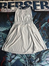 Light Gray mini dress with cut out detail Size S Great Condition