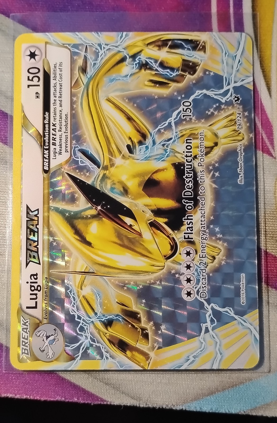 Lugia BREAK 79/124 Fates Collide Holo