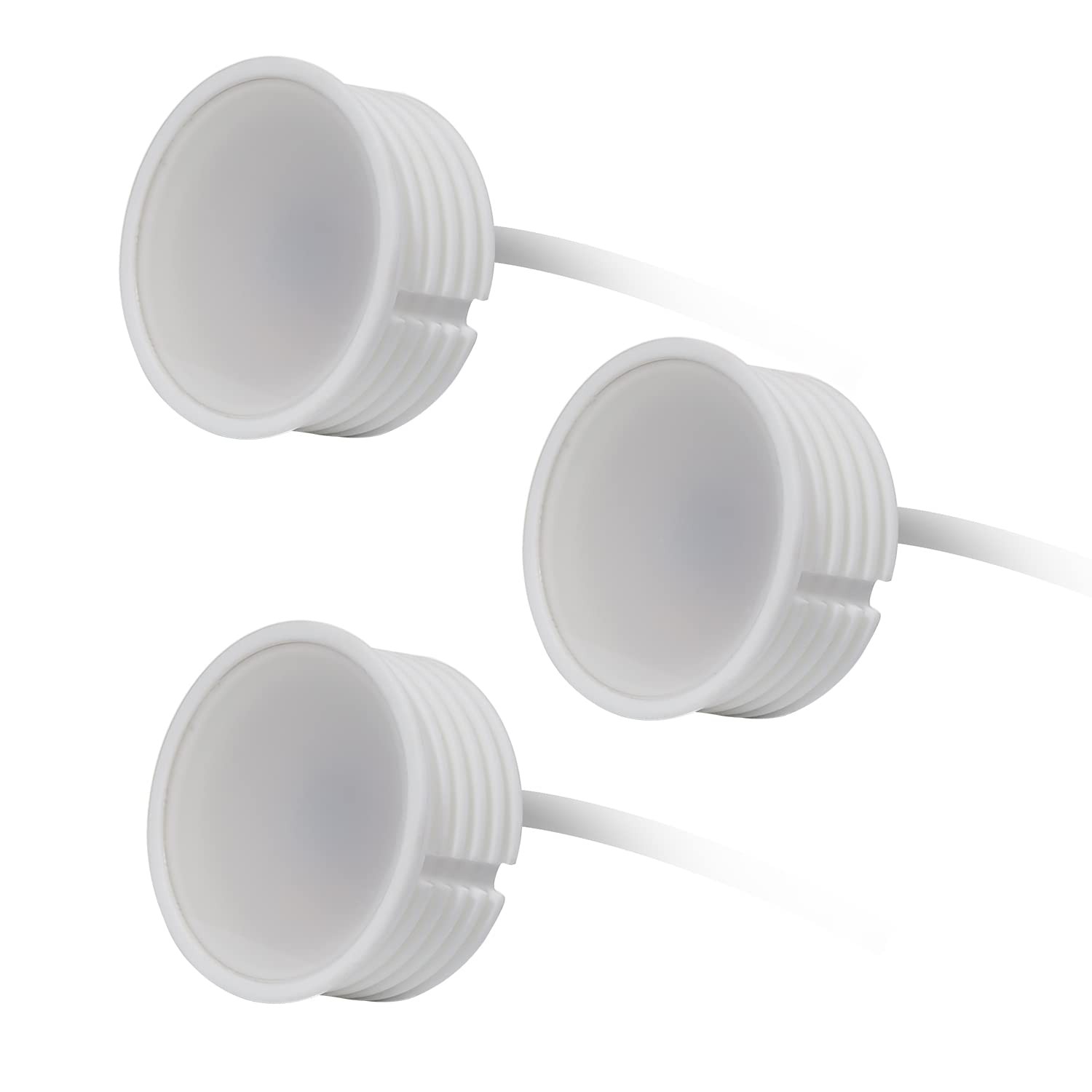 Lot de 3 modules LED 230V anti-surchauffe en céramique de 5W pour spots ultra-plats