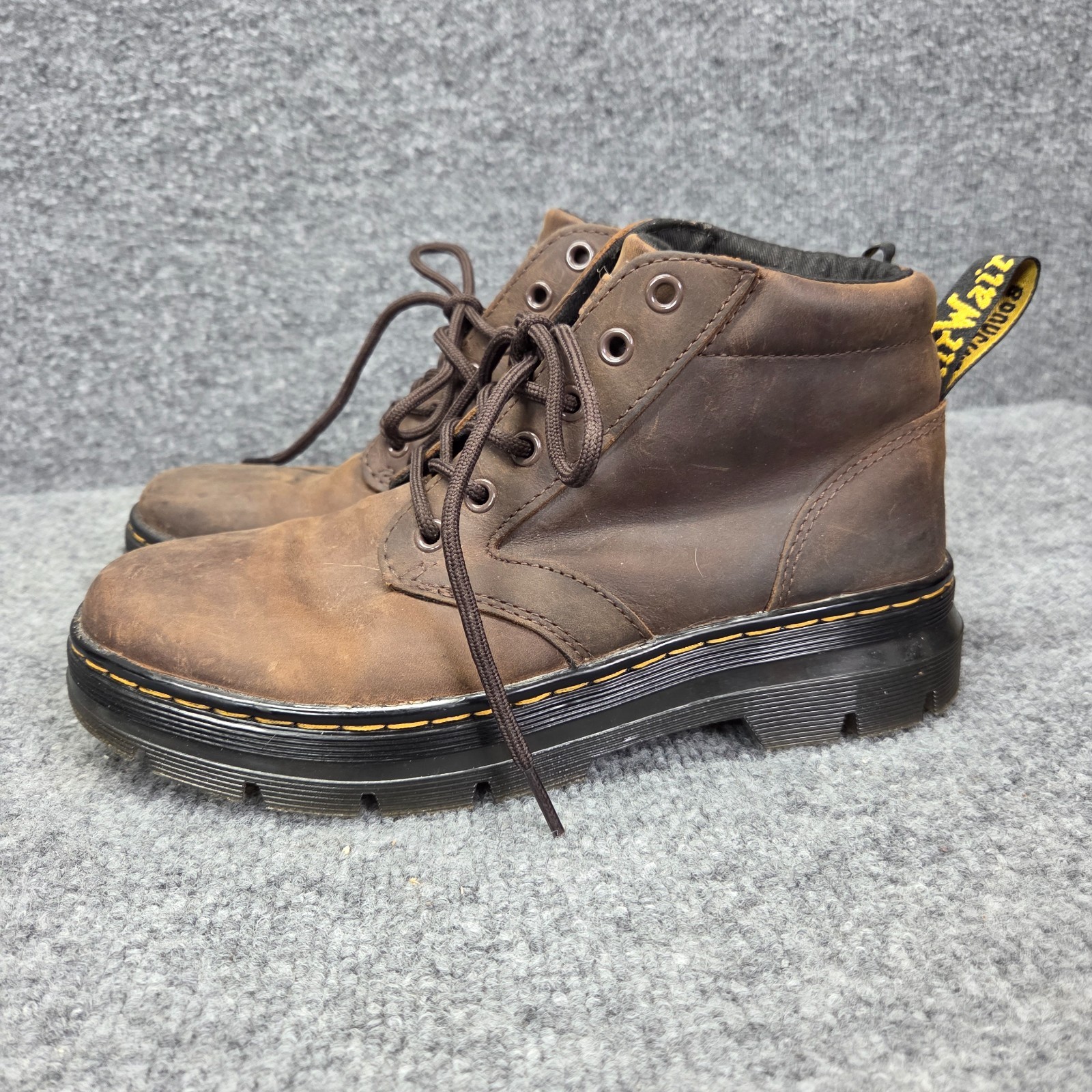 Doc Dr. Martens Bonny Leather Mens 7 Womens 8 Chunky Chukka Brown Boots thumbnail 7