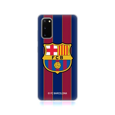 OFFICIAL FC BARCELONA 2020/21 CREST KIT SOFT GEL CASE FOR SAMSUNG PHONES 1