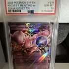 The Pokémon Company Team Rocket's Mewtwo ex SVP Promo EN #216 Holo PSA 10