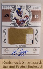 2020 Panini National Treasures #CRS-CA Cam Akers /99 Crossover Rookie Patch Auto