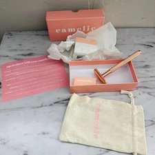 Camelie Eco Pink Razor With 50 Replacement Blades 