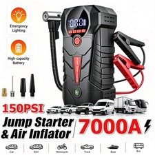 Imagen de 10-in-1 Portable Car Jump Starter with Tire Inflator, 12V Car Battery Booster