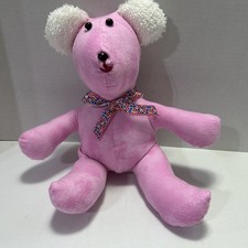 Handmade 16' Pink Teddy Bear w/Child Resistant Eyes and Nose Cotton Fabric