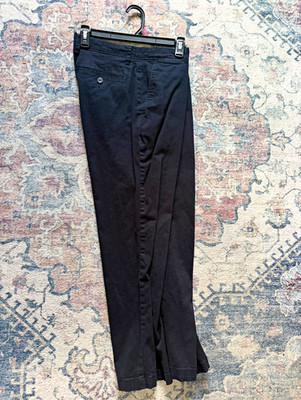 Amazon Essentials Men's Black Cotton Twill Chino Pants Slim Straight Leg 31W
