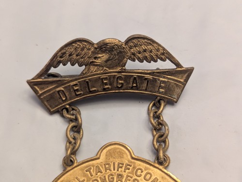 1909. NATIONAL TARIFF COMMISSION MEDAL/MEDALLION. - Picture 4 of 4