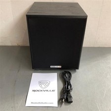 ROCKVILLE ROCK SHAKER 6.5" 200 WATT POWERED HOME THEATER SUBWOOFER