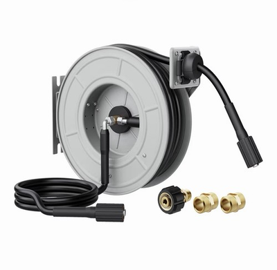 #ad #ad Giraffe Tools Wall Mounted Auto Retractable Pressure Washer Hose Reel 65ft $73.55