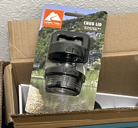 Ozark Trail Chugging Cap Lid Fit 24/36/64 Oz Bottles 100% Leak proof & E-Z Turn