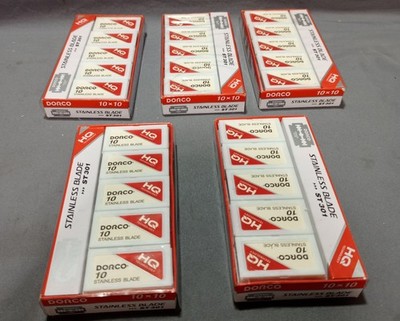 Lot Of 500 Dorco Stainless Blades  ST 301