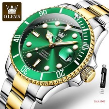 OLEVS Men s Watch Automatic Mechanical, Stainless Steel Luminous Waterproof Date