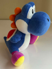 2018 Super Mario Blue Yoshi All Star Collection 7 Inch Plush Little Buddy