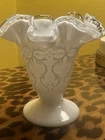 Fenton Silver Crest Spanish Lace Vase