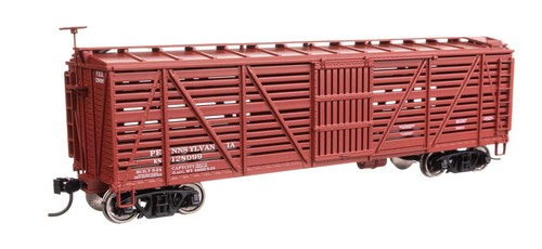 Walthers escala HO ~ 40' coche de madera ~ Pennsylvania PRR #128099 ~ 910-41465 | Condition: New