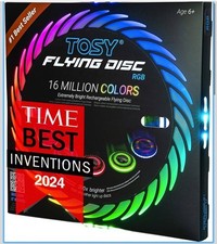    New TOSY Flying Disc - 16 Million Color RGB or 36 LED Extremely Bright White