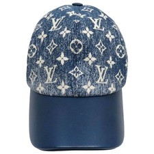 Cappellino da baseball LOUIS VUITTON M77438 monogramma denim berretto in...