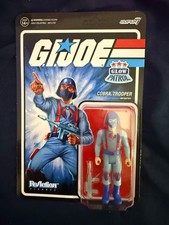 Super 7 G.I. Joe Cobra Trooper Glow Patrol Glow-in-the-Dark ReAction 3.75 GITD
