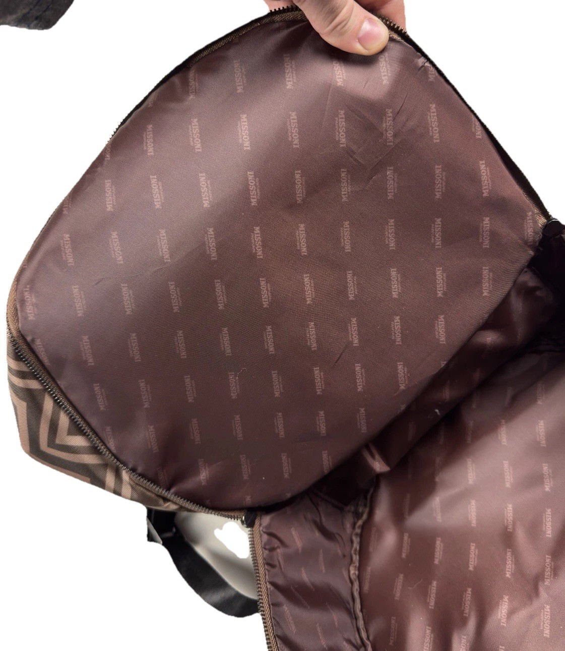 Missoni Backpack Cinch String Weekender Bag Shopp… - image 21