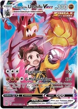 NM-Mint Single Strike Urshifu VMAX - TG19/TG30 - Character Rare Pokemon Brillian