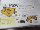 RARE John Deere 440 Industrial Crawler & Tractor Sales Sheet (Poster 22"x33")