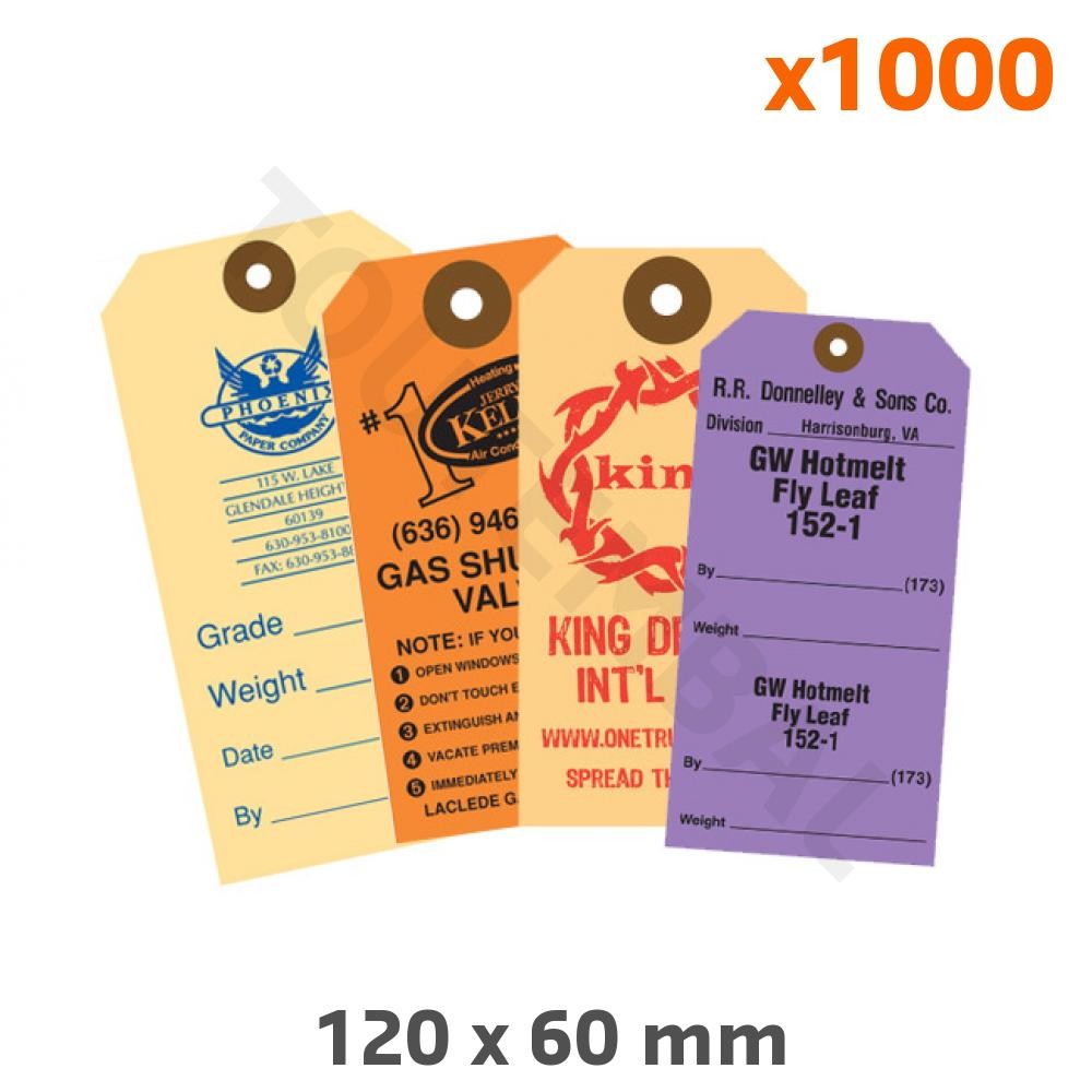 Etiquettes américaines personnalisées 120 x 60 mm pour bouteilles et épicerie fine