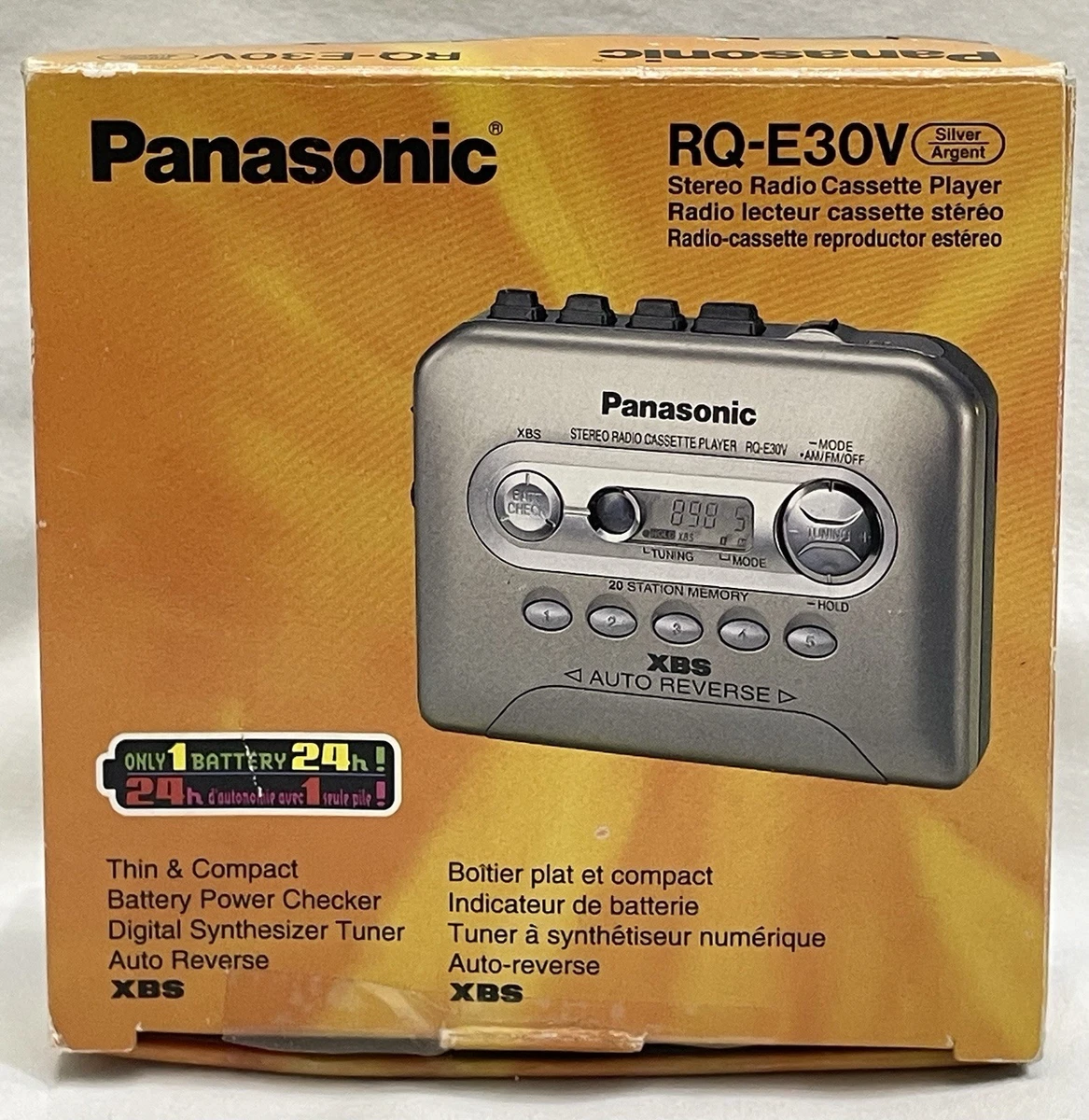【美品DE修復品】Panasonic ラジカセ プレーヤー RQ-E30V-S 美品DE修復品】Panasonic ラジカセ プレーヤー RQ-E30V-S 【公式通販】