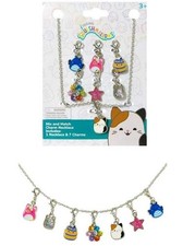 Squishmallow Mix and Match Charm Necklace with 7 Charms  Ages 3  