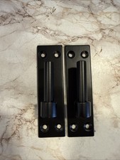 BH06846 (2 Pcs) Gate Hinge Brackets 13Mm Pin Heavy Duty Wrought Iron Black - Pac