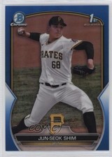 2023 Bowman Chrome Prospects Blue Refractor 31/150 Jun-Seok Shim #BCP-153 7c7