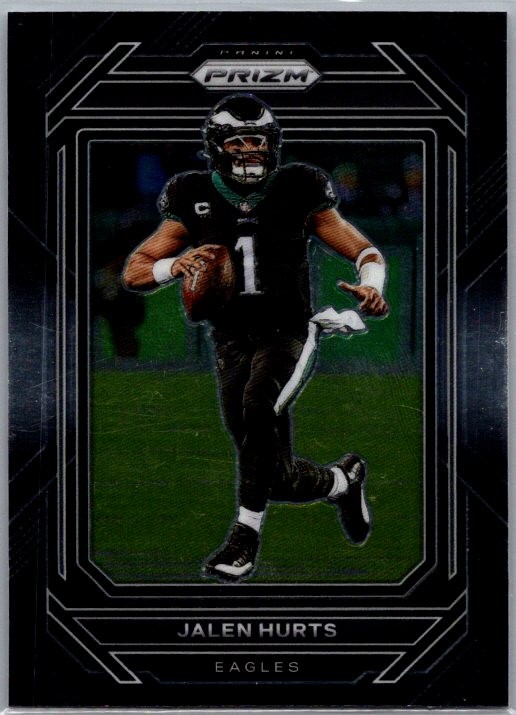2022 Panini Chronicles #PB-1 Jalen Hurts Prizm Black