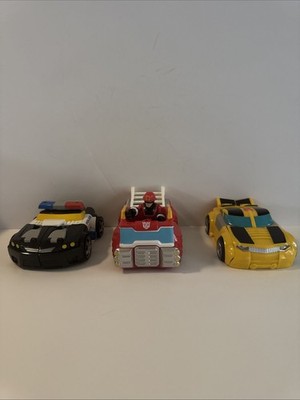 Playskool Transformers the ''Speedsters'' Bots Chase, Bumblebee & Rescue Bot