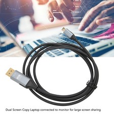 Image of USB C To Displayport Adapter 4K 60HZ 10Gbps Type C To 4K Adapter For Home New
