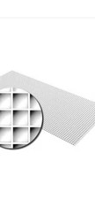 4 ft. x 2 ft. Suspended Egg Crate Light Ceiling Panel White - pack of 15