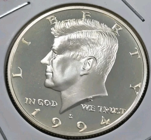1994 S Kennedy Half Dollar 90% Silver Proof Uncirculated US Coin 50c JFK
